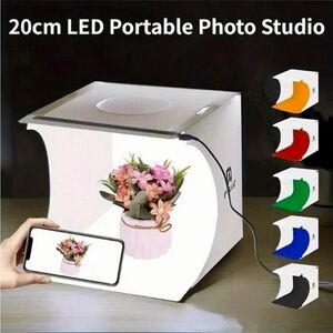 20cm Portable Foldable Led Photo Studio Light Box Mini Photography Equipment